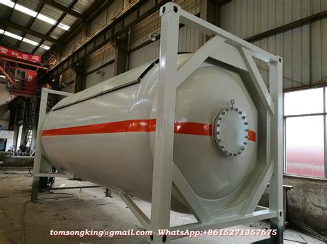 Wholesale NH3 ISO Tank Container 20FT 24000L Anhydrous Liquid Ammonia