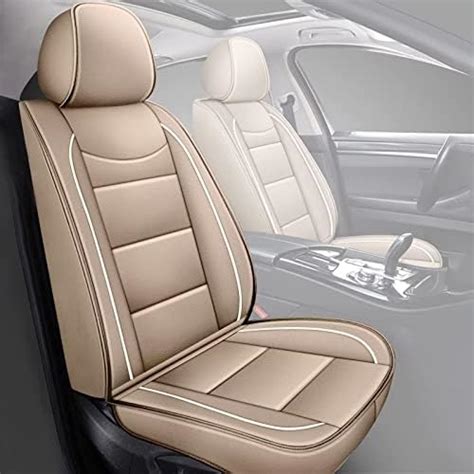 Yorkneic Front Seat Covers Fit For Cadillac Xt5 2017 2023 2024 Faux Leather Car