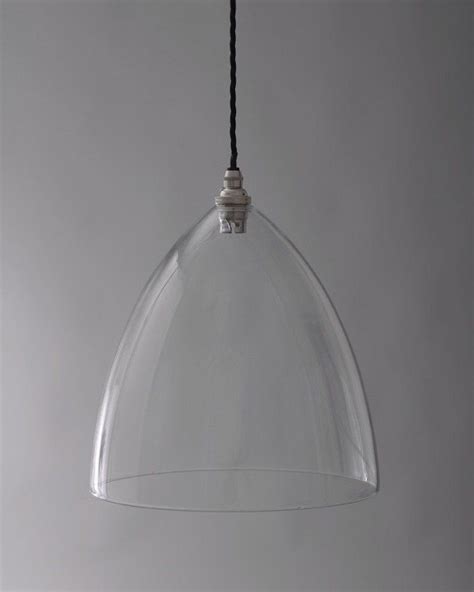 Clear Glass Pendant Ceiling Light Ledbury Retro And Contemporary Design