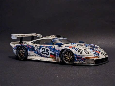 Finished this Tamiya Porsche 911 GT1 : r/ModelCars