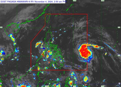 Marce Enters Par Intensified Into Tropical Storm