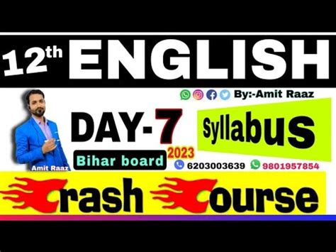 Crash Course 12th Bihar Board 2023 Prepositions Amit Raaz YouTube