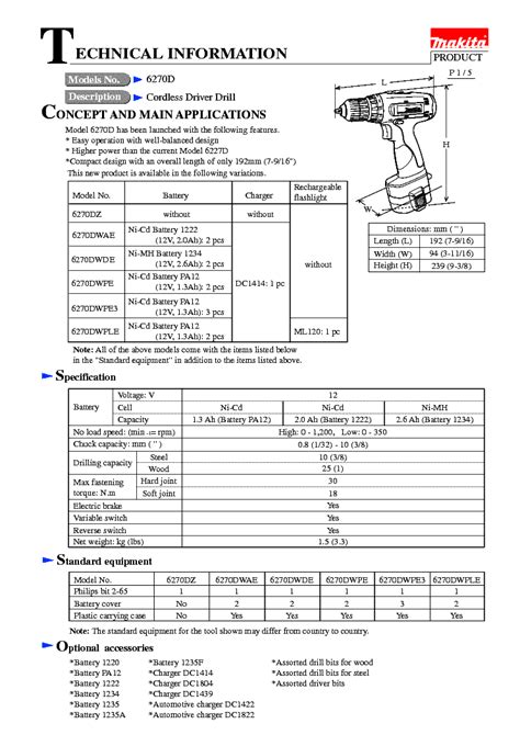 MAKITA 6270D-TE Service Manual download, schematics, eeprom, repair ...