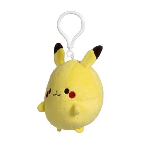 Pokemon Center Pikachu Pokemon Squishy 4 Inch Plush Key Chain 1 Each