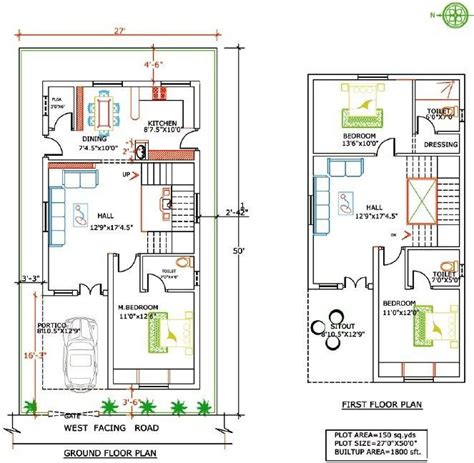 Peque O Plano De Casa Con Dormitorios M Planos Casa Dos