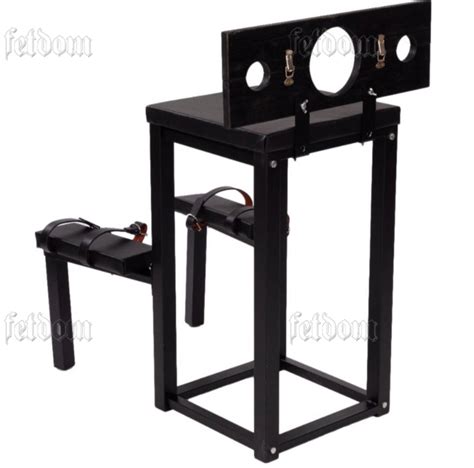 Ships From The Usa Fetdom Kneeling Bench With Stockade Pillory Bdsm