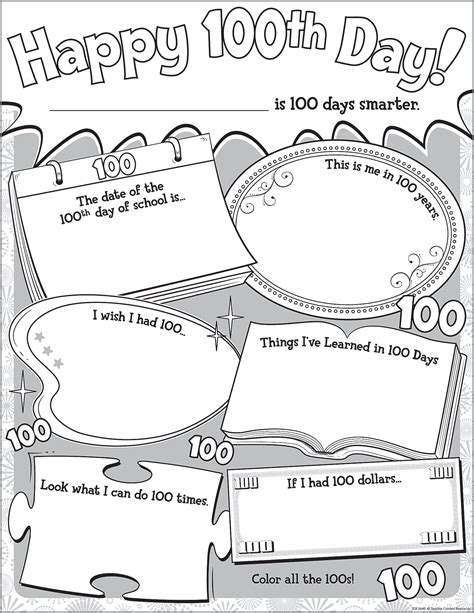 Happy 100th Day Poster Pack - TCR5640 | Teacher Created Resources