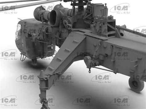 Scalehobbyist.com: Sikorsky CH-54A Tarhe Us Heavy Lift Helicopter by ICM Models