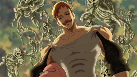 413544 4k Abs Escanor Seven Deadly Sins Nanatsu No Taizai Anime