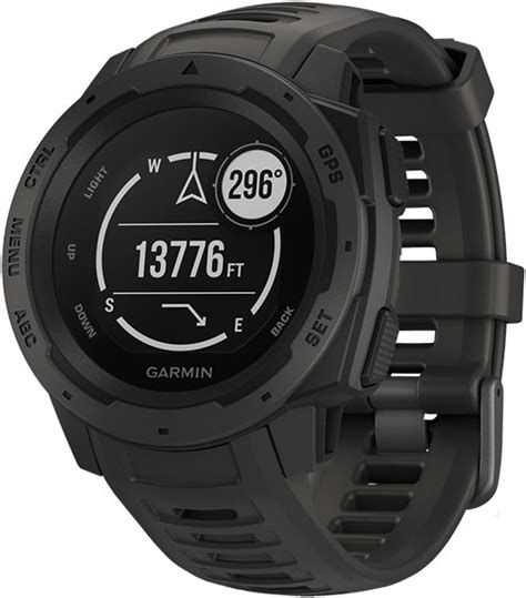 Часы Garmin Instinct Graphite Black - купить в интернет-магазине Electronis