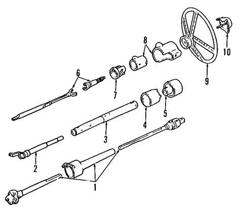 Chevrolet K3500 Steering Shaft Upper Lower 26034521 Gm Parts Depot Ottawa Ontario