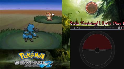 Let S Play Pok Mon Schwarze Edition Folge Riolu Training