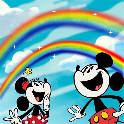 Mickey Mouse On Instagram Better Together The Rainbows Too