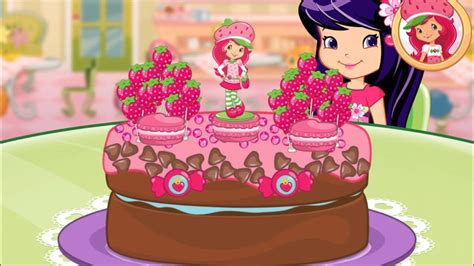 Strawberry Shortcake Bake Shop Chocolicious Cake Fun Cooking Games