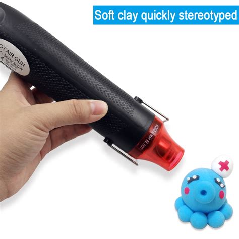110V 220V DIY Using Heat Gun Electric Power Tool Hot Air 300W Temperature Gun With Supporting