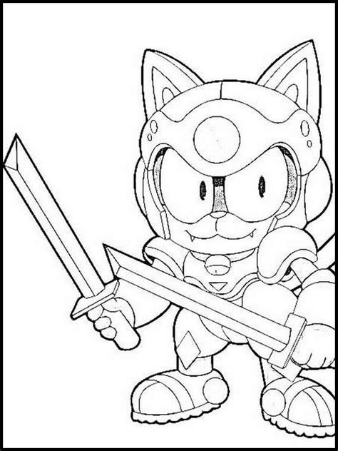 Cat Ninja Coloring Page