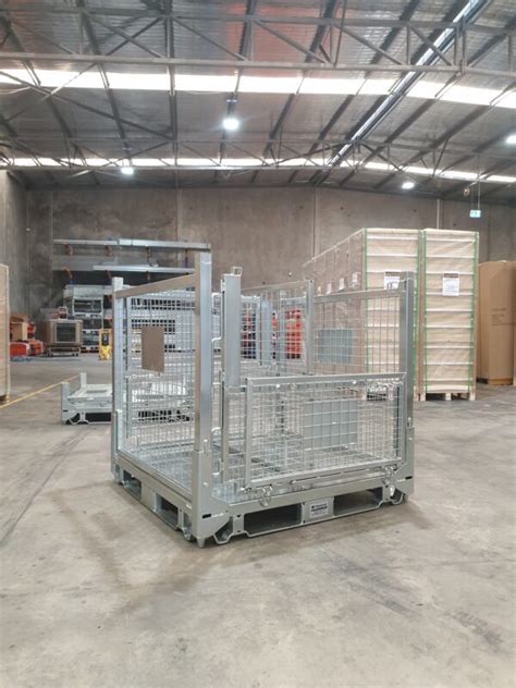 Heavy Duty Transport Cage With Swing Doors Full Height Tradesales