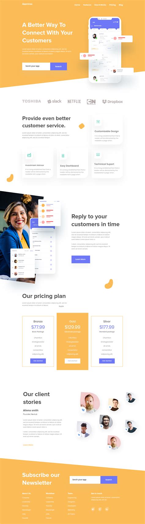 App Landing Page Design V2 By Nabil Mahmud For UI Deft On Dribbble