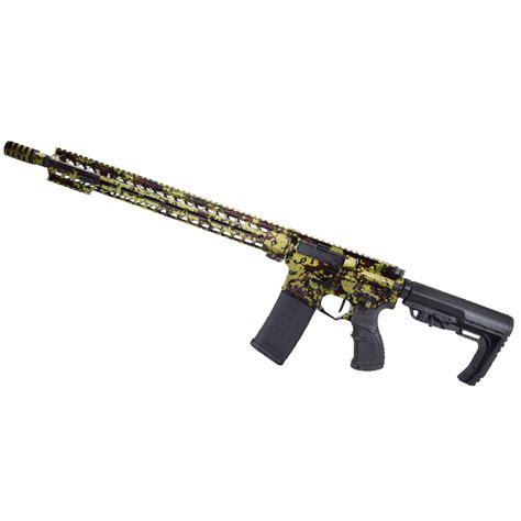 Tss Custom Ar 15 3 Gun Competition Rhodesian Camo” Left Handed Rifle