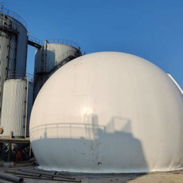 Mounted Double Membrane Biogas Holder Biogas Bag