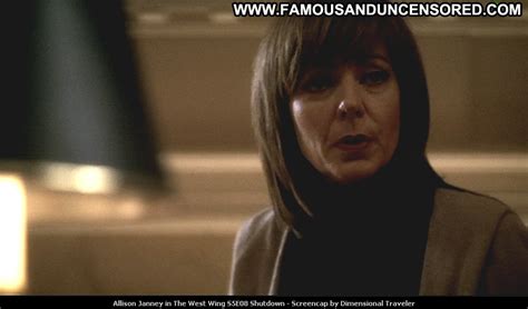 The West Wing Allison Janney Babe Celebrity Beautiful Tv Series Posing Hot