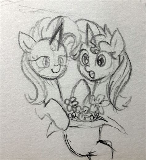 Safe Artist Chautung Character Sunset Shimmer Character Trixie Female Lesbian