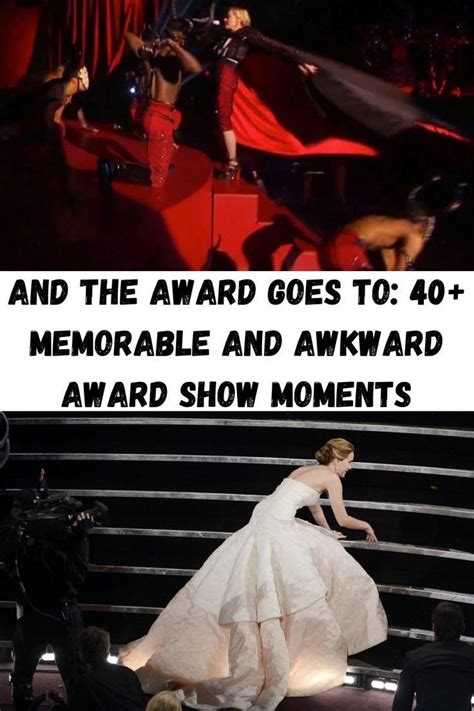 And the Award Goes To: 40+ Memorable and Awkward Award Show Moments | How to memorize things ...