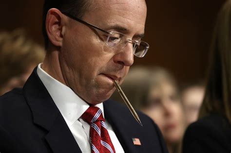 Deputy Attorney General Rosenstein Submits Resignation The Mercury News