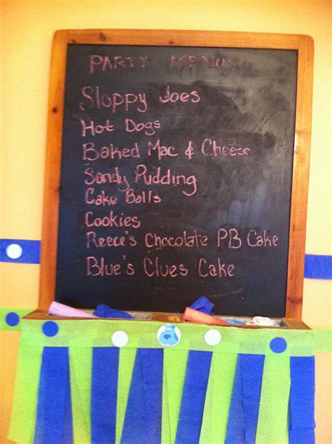 Cooking & Crafts: COOKING & CRAFTS; Katie's Blue's Clues Party!