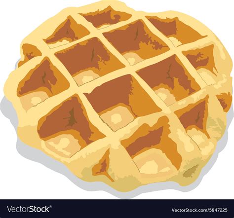 Waffle Royalty Free Vector Image - VectorStock