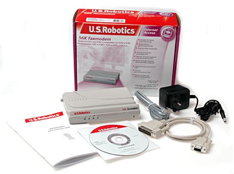 Us Robotics Usr G Externe Faxmodem Kbps Leds Xrj