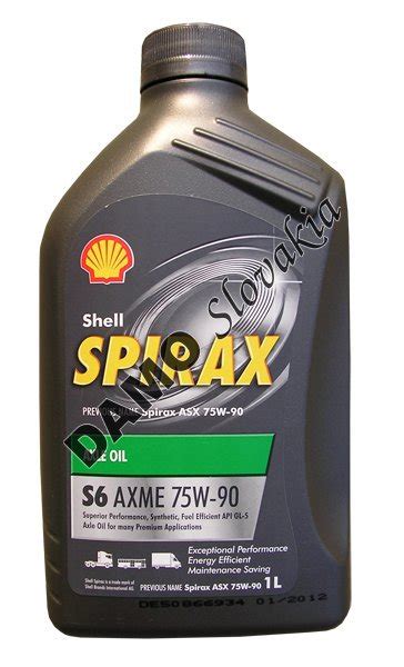 Shell Spirax S Axme W L Damo Slovakia S R O