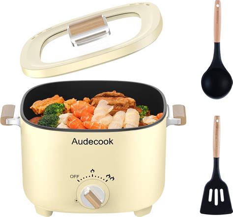 Audecook Elektrischer Hot Pot L Tragbare Multikocher F R