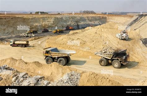 Open Pit Coal Mining and Equipment Stock Photo - Alamy