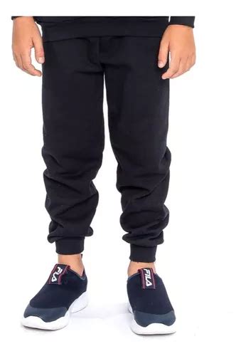 Calça Moletom Infantil Juvenil Skinny Jogger Slim Forrada MercadoLivre