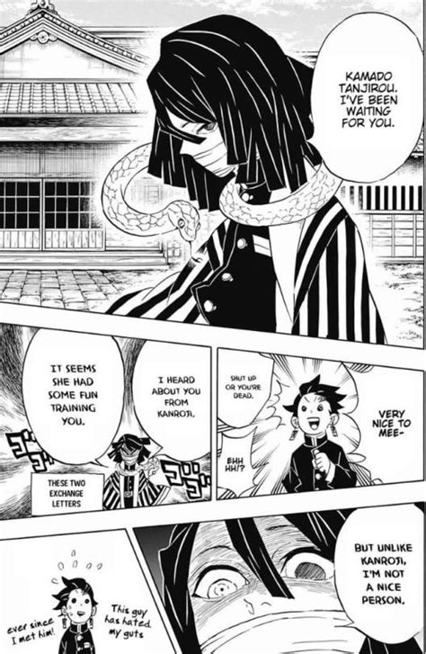 Obanai, if you want mitsuri to like you be nice to people : r/KimetsuNoYaiba