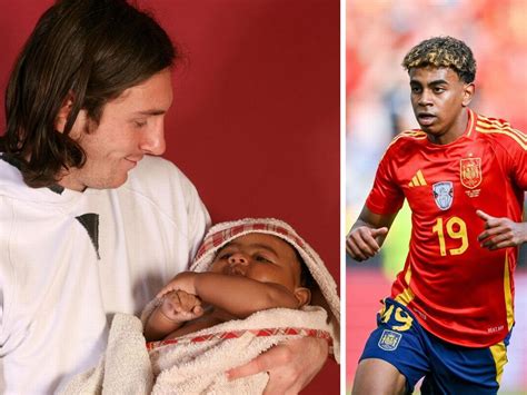 Story Behind Viral Photos Of Messi Six Month Old Lamine Yamal Tv