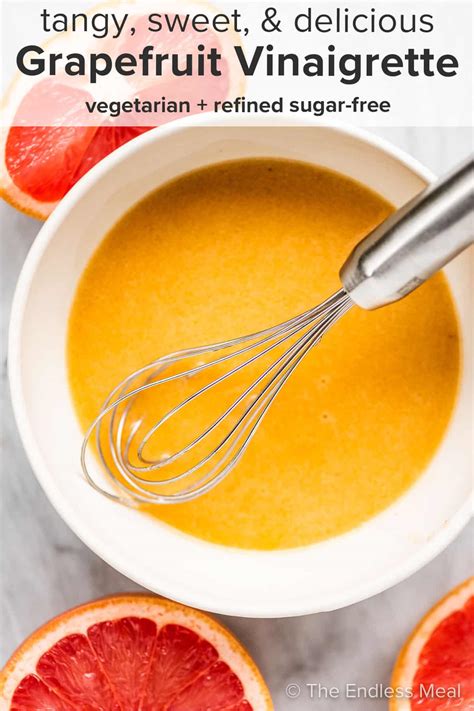 Grapefruit Vinaigrette (easy to make!) - The Endless Meal®