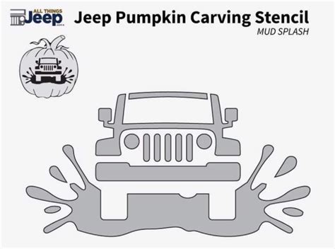 Jeep (Pumpkin Stencil - Pumpkin Pattern - Pumpkin Template - Jack-o ...