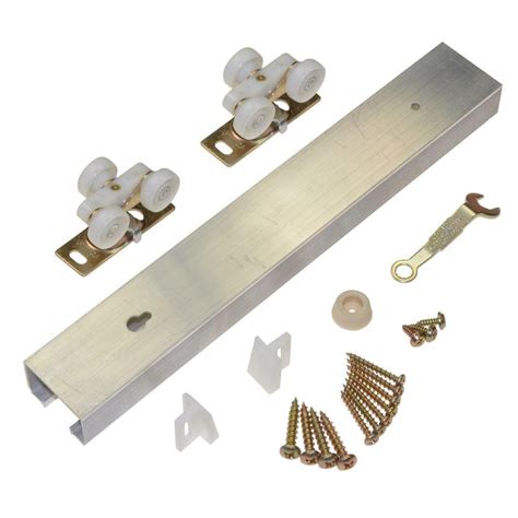 Johnson Hardware 100PD Series Single Pocket Door Hardware Set 100721DR