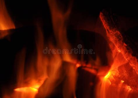Fire And Red Hot Coals Stock Photo Image Of Campfire