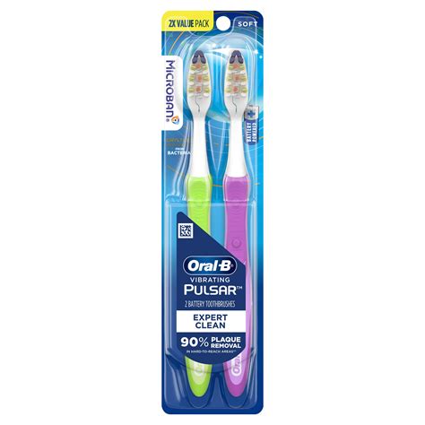 Customer Reviews Oral B Vibrating Pulsar Expert Clean Battery Toothbrush Soft Twin Cvs Pharmacy