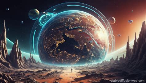 human colonization   planet  ai control stable diffusion