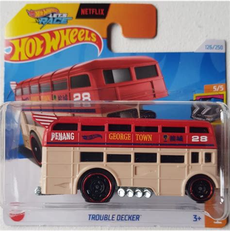 Машинка Хотвилс игрушка коллекционная Hot Wheels Trouble Decker HTB купить с доставкой