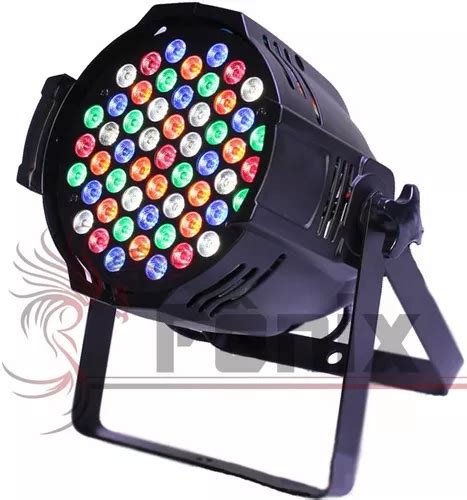 2 Refletor Led Par 64 54 Leds Cree De 3w Rgbwa Dmx Strobo Frete grátis