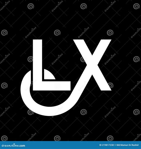 Lx Letter Logo Design Initial Letters Lx Logo Icon Abstract Letter Lx