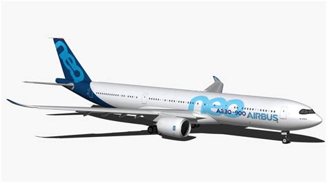 Airbus A330 Neo 3d Model 57 Blend Fbx Obj Max Free3d