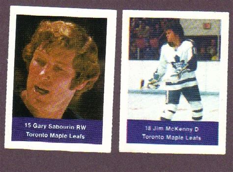 1974 75 Acme Loblaws Hockey Jim McKenny Toronto Maple Leafs EBay