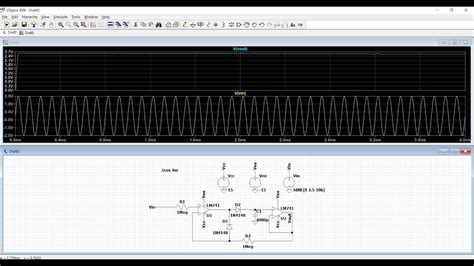 LTspice Tutorial 11 Voltage Follower Peak Detector Simulation Using