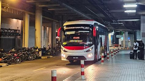 Dari Johor Bahru Ke Kuala Lumpur Kl Sentral Naik Bus Nyaman Cuma